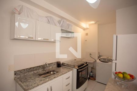 COZINHA E ÁREA DE SERVIÇO de apartamento à venda com 1 quarto, 35m² em Santana, São Paulo