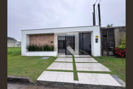 Fachada de casa de condomínio à venda com 3 quartos, 168m² em Ilha de Guaratiba, Rio de Janeiro