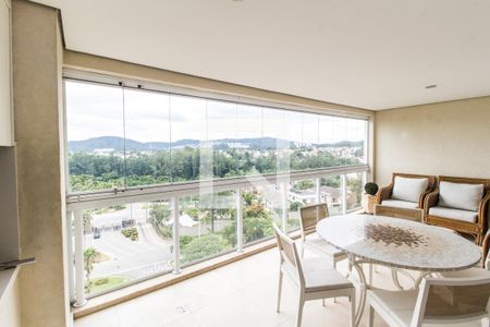 Varanda gourmet de apartamento para alugar com 3 quartos, 180m² em Alphaville Conde I, Barueri
