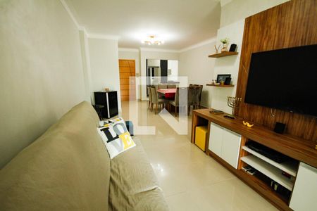 Sala de apartamento para alugar com 3 quartos, 121m² em Aviação, Praia Grande