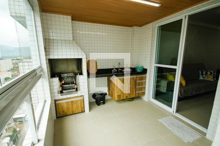 Varanda da Sala de apartamento para alugar com 3 quartos, 121m² em Aviação, Praia Grande