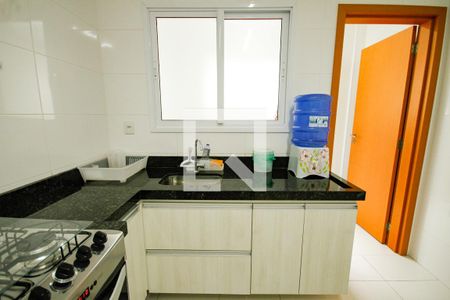 Cozinha de apartamento para alugar com 3 quartos, 121m² em Aviação, Praia Grande