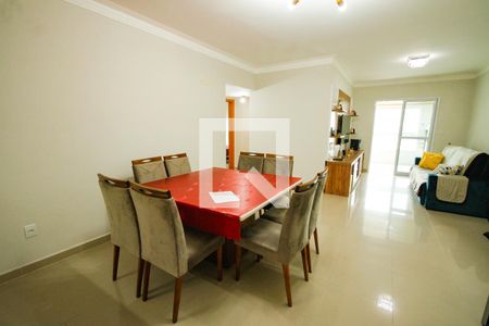 Sala de apartamento para alugar com 3 quartos, 121m² em Aviação, Praia Grande