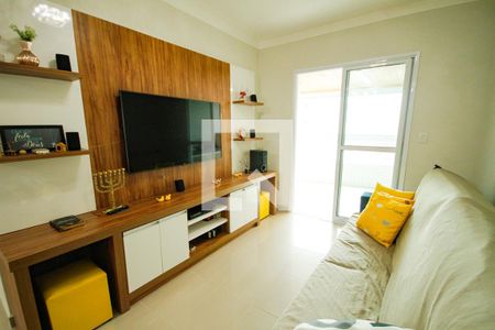 Sala de apartamento para alugar com 3 quartos, 121m² em Aviação, Praia Grande