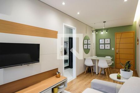 Sala de apartamento para alugar com 3 quartos, 79m² em Nova Gerti, São Caetano do Sul