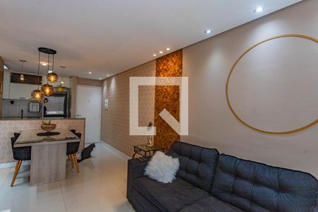 Sala  de apartamento à venda com 2 quartos, 70m² em Taboão, São Bernardo do Campo