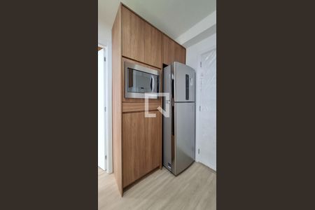 Sala e Cozinha de apartamento para alugar com 1 quarto, 27m² em Pinheiros, São Paulo
