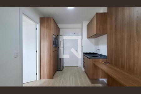 Sala e Cozinha de apartamento para alugar com 1 quarto, 27m² em Pinheiros, São Paulo