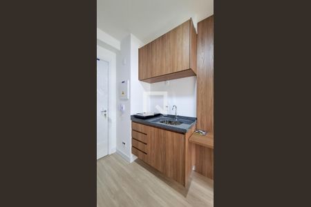 Sala e Cozinha de apartamento para alugar com 1 quarto, 27m² em Pinheiros, São Paulo