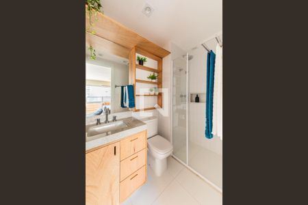 Banheiro de apartamento à venda com 1 quarto, 29m² em Itaim Bibi, São Paulo