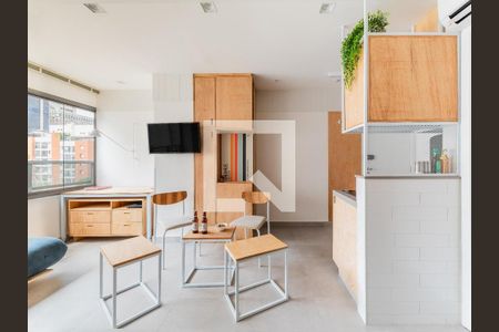 Sala de apartamento para alugar com 1 quarto, 29m² em Itaim Bibi, São Paulo