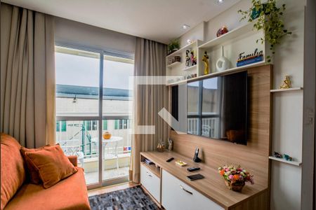 Sala de apartamento à venda com 2 quartos, 52m² em Utinga, Santo André