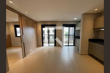 Sala/Cozinha de apartamento para alugar com 1 quarto, 40m² em Empresarial 18 do Forte, Barueri