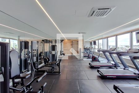 Área comum - Academia de kitnet/studio à venda com 1 quarto, 23m² em Jardim Aurelia, São Paulo