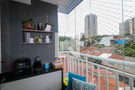 Varanda de apartamento à venda com 2 quartos, 51m² em Centro, Diadema