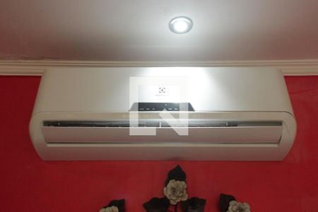 Ar condicionado da Sala de casa de condomínio para alugar com 3 quartos, 100m² em Macuco, Santos