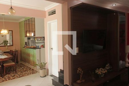 Sala de casa de condomínio para alugar com 3 quartos, 100m² em Macuco, Santos