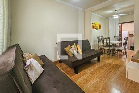 Sala de casa de condomínio para alugar com 2 quartos, 100m² em Jardim Vitoria, Guarujá