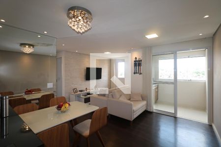 Sala de apartamento para alugar com 2 quartos, 80m² em Taboão, Diadema