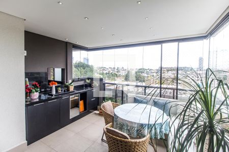 Varanda gourmet de apartamento à venda com 3 quartos, 112m² em Empresarial 18 do Forte, Barueri