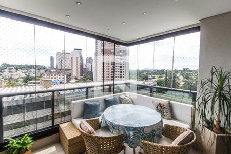Varanda gourmet de apartamento à venda com 3 quartos, 112m² em Empresarial 18 do Forte, Barueri