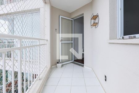 Varanda da Sala de apartamento para alugar com 2 quartos, 52m² em Jardim Monte Alegre, Taboão da Serra