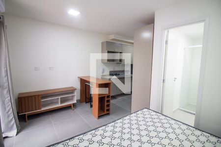 Sala / Quarto - Studio de kitnet/studio para alugar com 1 quarto, 26m² em Jardim das Acacias, São Paulo