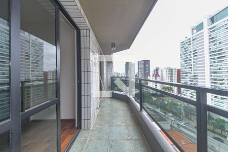 Varanda de apartamento para alugar com 3 quartos, 133m² em Brooklin, São Paulo
