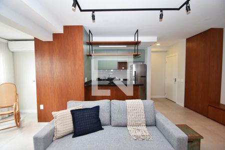 Sala de estar de apartamento para alugar com 1 quarto, 317m² em Sumarezinho, São Paulo