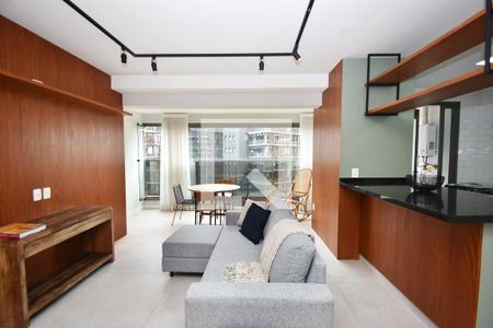 Sala de estar de apartamento para alugar com 1 quarto, 317m² em Sumarezinho, São Paulo