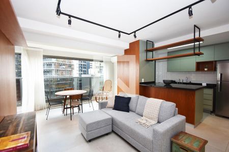 Sala de estar de apartamento para alugar com 1 quarto, 317m² em Sumarezinho, São Paulo