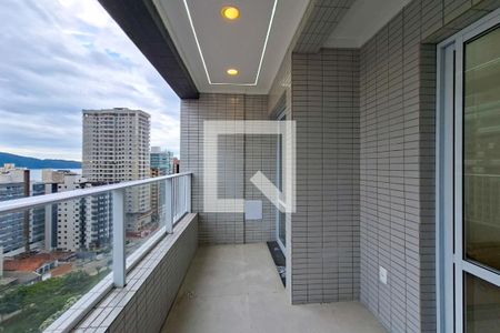 Sacada  de apartamento para alugar com 2 quartos, 67m² em Guilhermina, Praia Grande