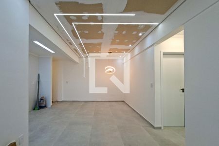 Sala de apartamento para alugar com 2 quartos, 67m² em Guilhermina, Praia Grande