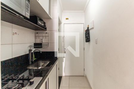 Cozinha de kitnet/studio à venda com 1 quarto, 7m² em Vila Buarque, São Paulo