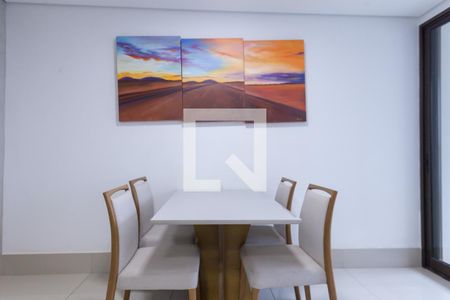 Sala de Jantar de apartamento à venda com 1 quarto, 52m² em Vila Castela, Nova Lima