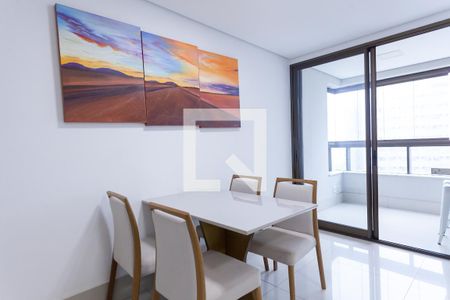 Sala de Jantar de apartamento à venda com 1 quarto, 52m² em Vila Castela, Nova Lima