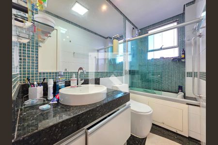 Banheiro da Suite 1 de apartamento à venda com 4 quartos, 350m² em Colégio Batista, Belo Horizonte