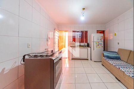 Sala e Cozinha  de casa para alugar com 1 quarto, 30m² em Jardim Irene, Santo André