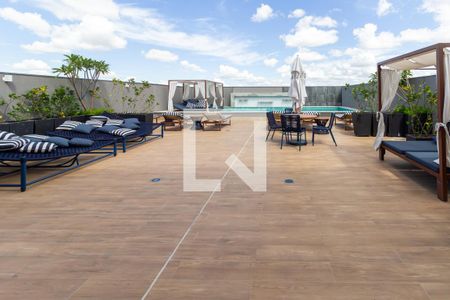 Área comum - Piscina de kitnet/studio para alugar com 1 quarto, 31m² em Pompeia, São Paulo