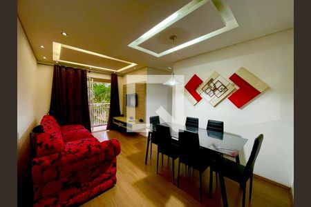 Sala de apartamento à venda com 3 quartos, 65m² em Vila Adelaide Perella, Guarulhos