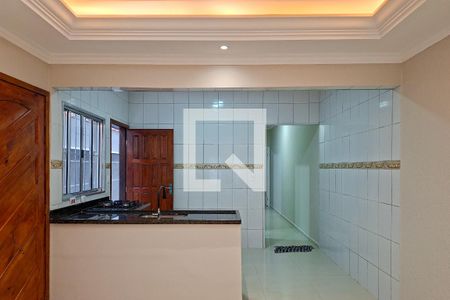 Cozinha  de casa para alugar com 3 quartos, 70m² em Jardim Guaramar, Praia Grande