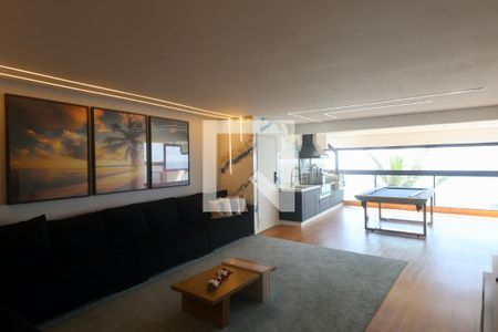 Sala de apartamento para alugar com 4 quartos, 200m² em Itapema, Guarujá