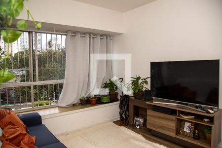 Sala de apartamento à venda com 3 quartos, 82m² em Santo Amaro, São Paulo