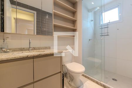 Banheiro de kitnet/studio à venda com 1 quarto, 33m² em Bela Vista, São Paulo