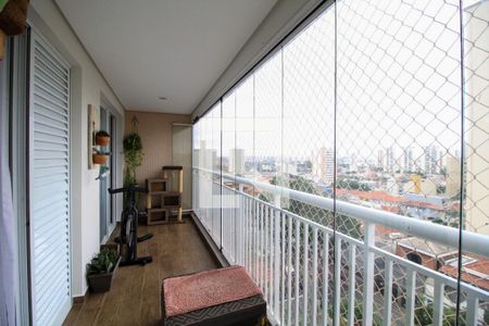Varanda de apartamento à venda com 3 quartos, 119m² em Santa Paula, São Caetano do Sul