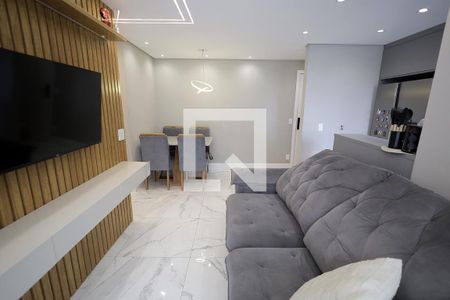 Sala de apartamento à venda com 2 quartos, 50m² em Vila Metalúrgica, Santo André