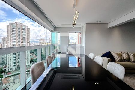 Varanda da Sala de apartamento à venda com 2 quartos, 92m² em Vila Regente Feijó, São Paulo