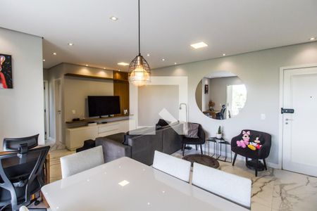 Sala  de apartamento à venda com 2 quartos, 84m² em Tamboré, Santana de Parnaíba