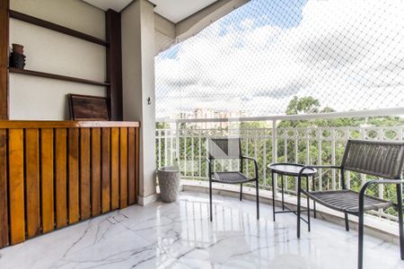 Varanda de apartamento à venda com 2 quartos, 84m² em Tamboré, Santana de Parnaíba