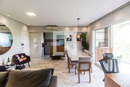 Sala  de apartamento à venda com 2 quartos, 84m² em Tamboré, Santana de Parnaíba